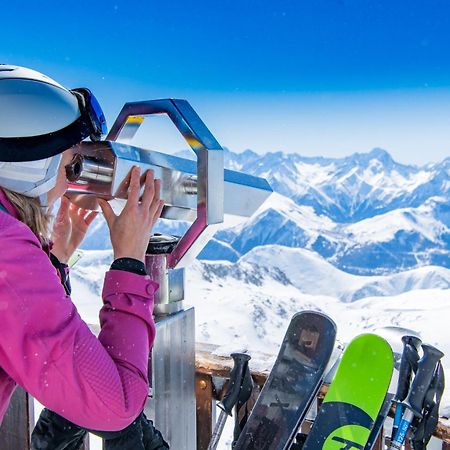 Chalet Alpe D'Huez 1850-Sea And Mountain Pleasure Avec 2 Appartements- 1 Appartement 3 Chambres 8 Couchages - 3 Salles D'Eau Et 1 Appartement 5 Chambres 12 Couchages 5 Salles D'Eau - Jacuzzi Et Sauna -Pieds Des Pistes Et Centre エクステリア 写真