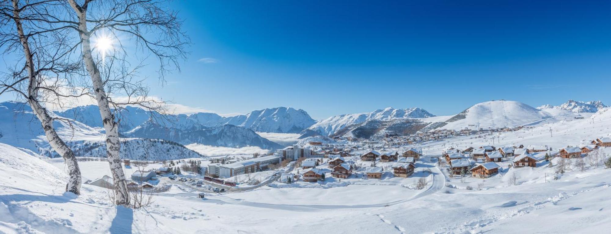 Chalet Alpe D'Huez 1850-Sea And Mountain Pleasure Avec 2 Appartements- 1 Appartement 3 Chambres 8 Couchages - 3 Salles D'Eau Et 1 Appartement 5 Chambres 12 Couchages 5 Salles D'Eau - Jacuzzi Et Sauna -Pieds Des Pistes Et Centre エクステリア 写真