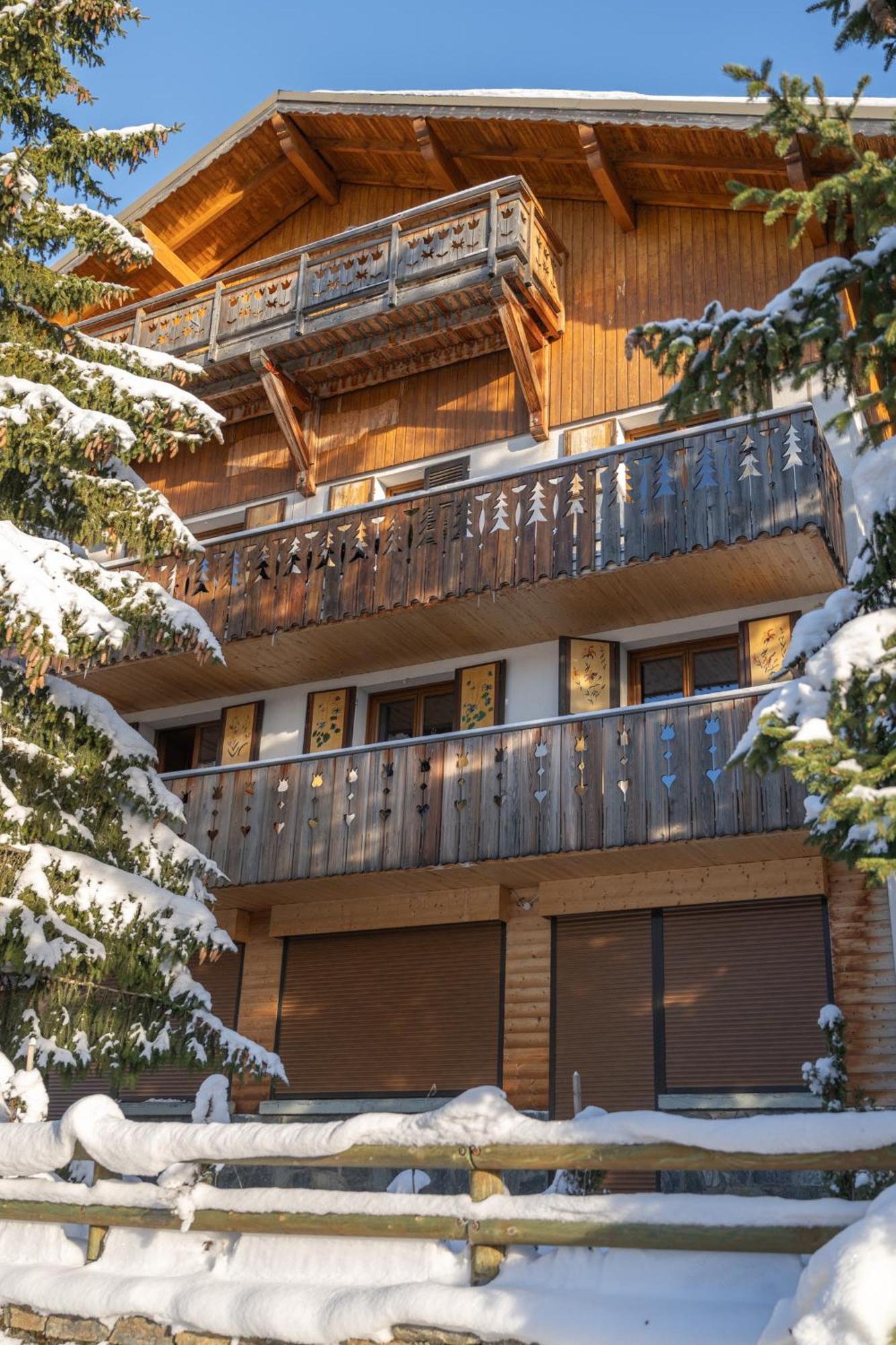 Chalet Alpe D'Huez 1850-Sea And Mountain Pleasure Avec 2 Appartements- 1 Appartement 3 Chambres 8 Couchages - 3 Salles D'Eau Et 1 Appartement 5 Chambres 12 Couchages 5 Salles D'Eau - Jacuzzi Et Sauna -Pieds Des Pistes Et Centre エクステリア 写真